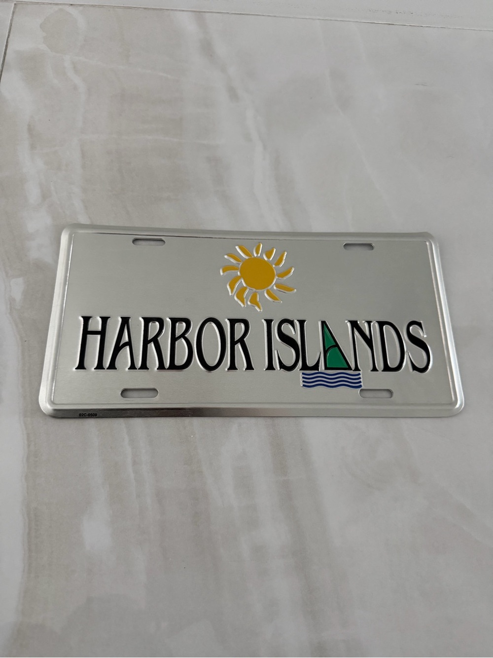 New Harbor Islands License Plate